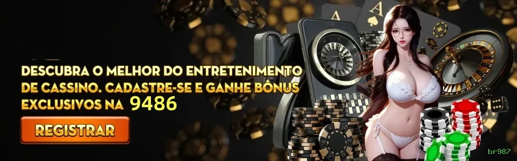 Imagem promocional da br987 mostrando a plataforma e suas vantagens